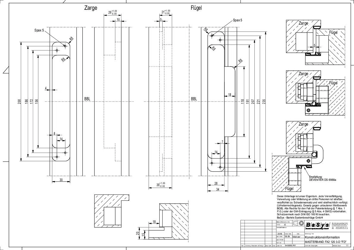 MASTERBAND FX2 120 3-D "FD"