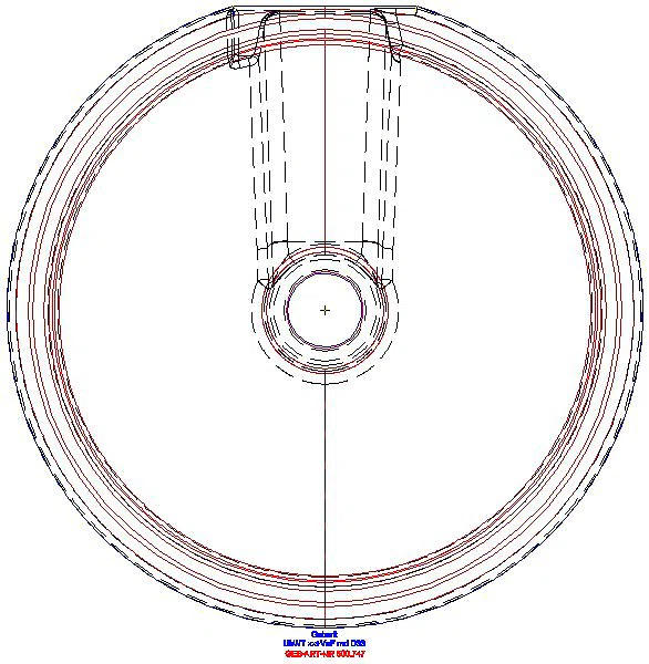 VariForm Unterbauwaschtisch, rund d: 39cm, o. Hl, o. Ül., KeraTect_500.747.00.2_G
