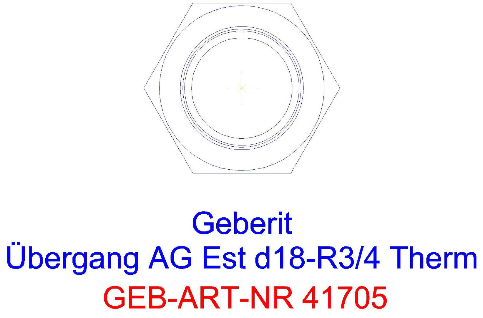GE Mapress Therm Übergang mit AG d18-R1/2_41705_l