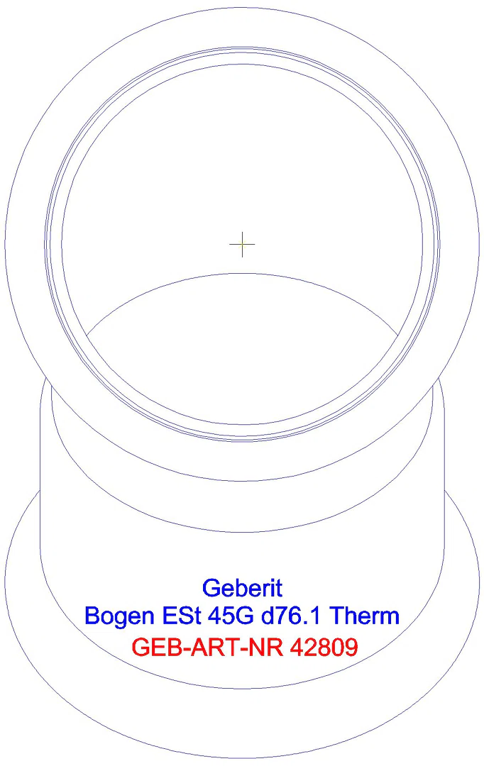 GE Mapress Therm Bogen 45Gr d76,1 _42809_a