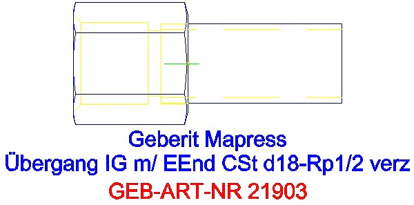 GE Mapress C-Stahl Übergang mit IG und Einschubende d18-Rp1/2 verzinkt_21903_A