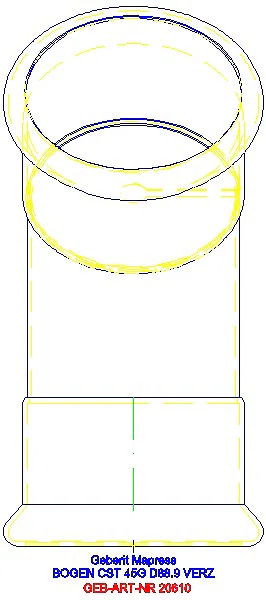GE Mapress C-Stahl Bogen 45Gr d88,9 verzinkt_20610_L