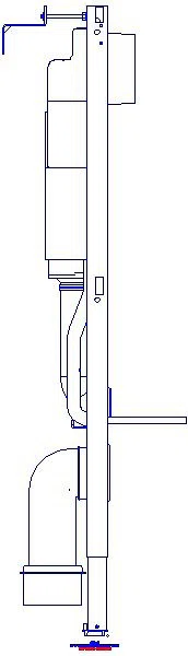 GE DuofixBasic Element f. WWC, 112 cm mit Delta UP-SPK 12cm_458103002_L