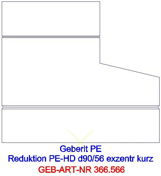 GE PE Reduktion exzentrisch kurz d90/56_366.566.16.1_A