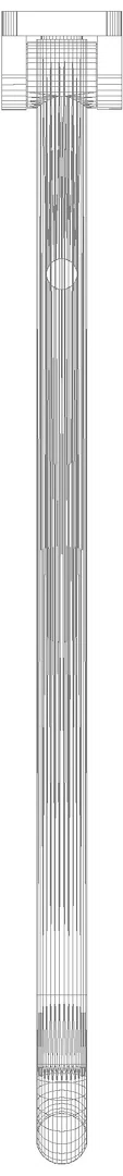 HEWI Stützklappgriff Ser 801, L:750mm, Metallkern rubinrot