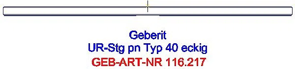 GE Typ 40 UR-Strg. mit pneum. Sp-Ausl. Square, rotgold gebü./Etc_116217QB1_G