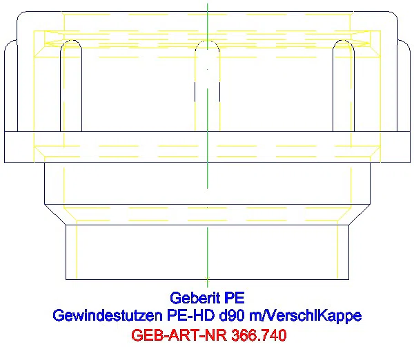 GE PE Gewindestutzen mit Quetschverschraubung d90_366.740.16.1_L