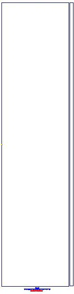 Smyle Square Mittel-HS mit einer Tür 36x118x29,9cm, Nussbaum_500.361.JR.1_L