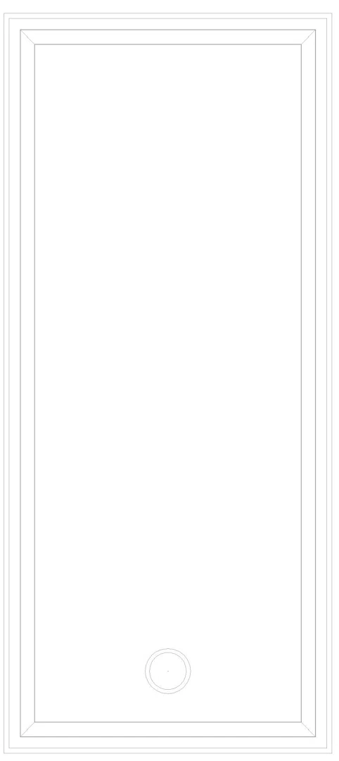 KALDEWEI CAYONOPLAN Duschfläche, 800x1800x40 mm, Modell-Nr: 2224-1