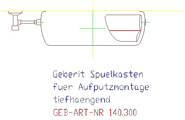 GE Aufputzspülkasten AP140 2-Mengen-Sp tiefh. WA li/mi/re, bahamabeige_140.300.10.1_G
