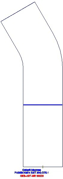 GE Mapress Edelstahl Passbogen 30Gr d76,1_30029_A