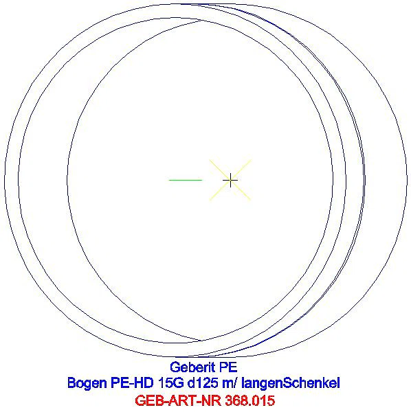 GE PE Bogen 15Gr mit langem Schenkel d125_368.015.16.1_G