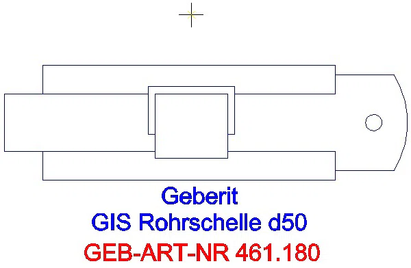 GE GIS Rohrschelle d 50 mm_461.180.00.1_G