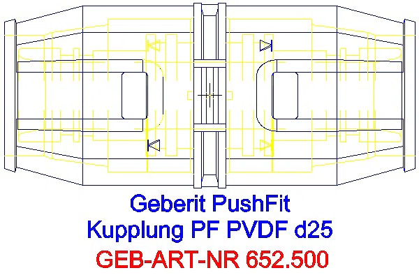 GE PushFitKupplung PVDF d25_652.500.00.1_A