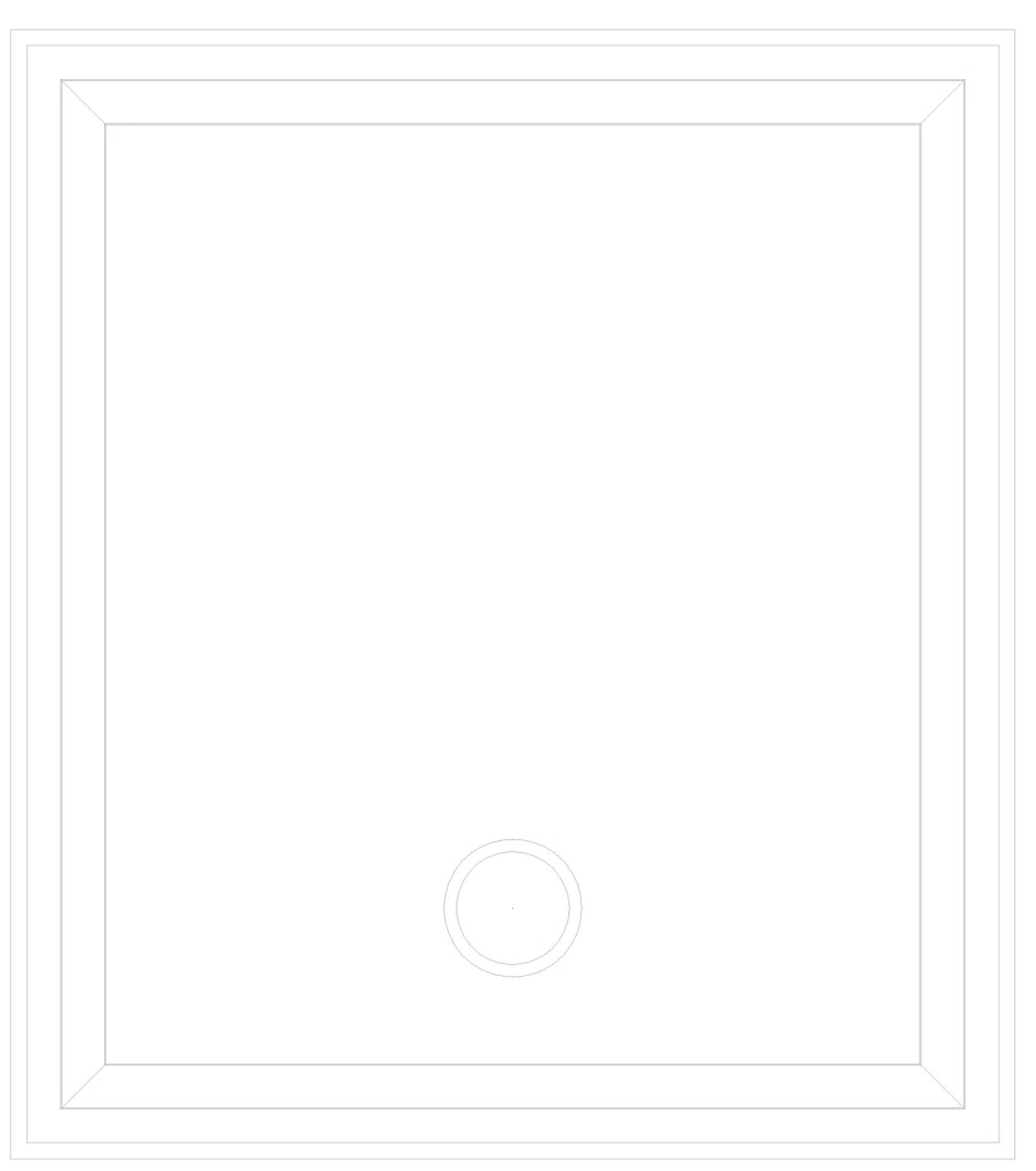 KALDEWEI CAYONOPLAN Duschfläche, 800x900x32 mm, Modell-Nr: 2220-1
