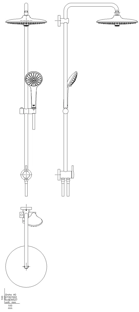 GROHE Duschsystem Euphoria 260 27421_2 mit Umstellung chrom