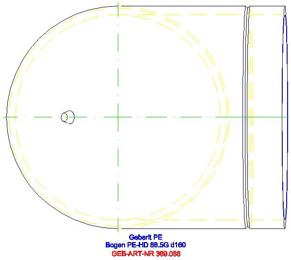 GE PE Bogen 88,5Gr d160_369.088.16.1_G