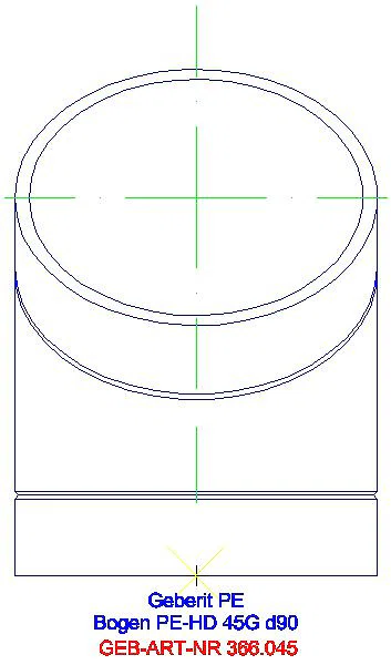 GE PE Bogen 45Gr d90_366.045.16.1_L