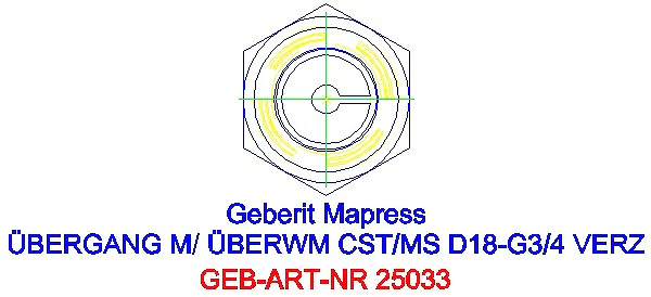GE Mapress C-Stahl Übergang mit Überwurfmutter d18-G3/4 verzinkt_25033_L