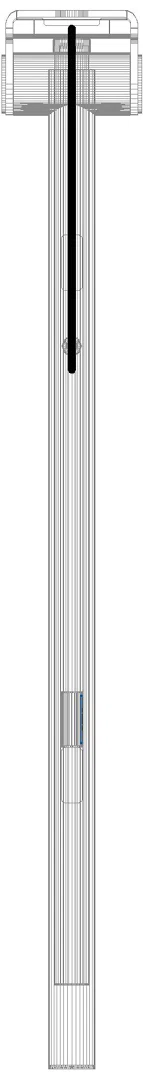 HEWI SK-Griff Duo (A), re, 750, WC-Spül/ FKT(E-Ausf.),plvb dgrau tma