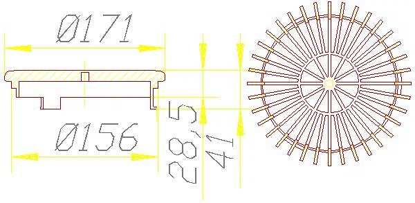 DALLMER Flachrost S 15, d: 170 mm