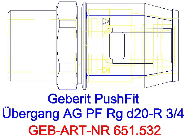 GE PushFit Übergang mit AG Rg d20-R3/4_651.532.00.1_L