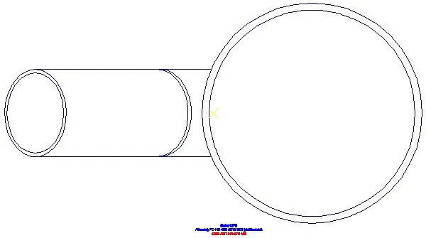 GE PE Abzweig 45Gr d315/125_372.139.16.1_G