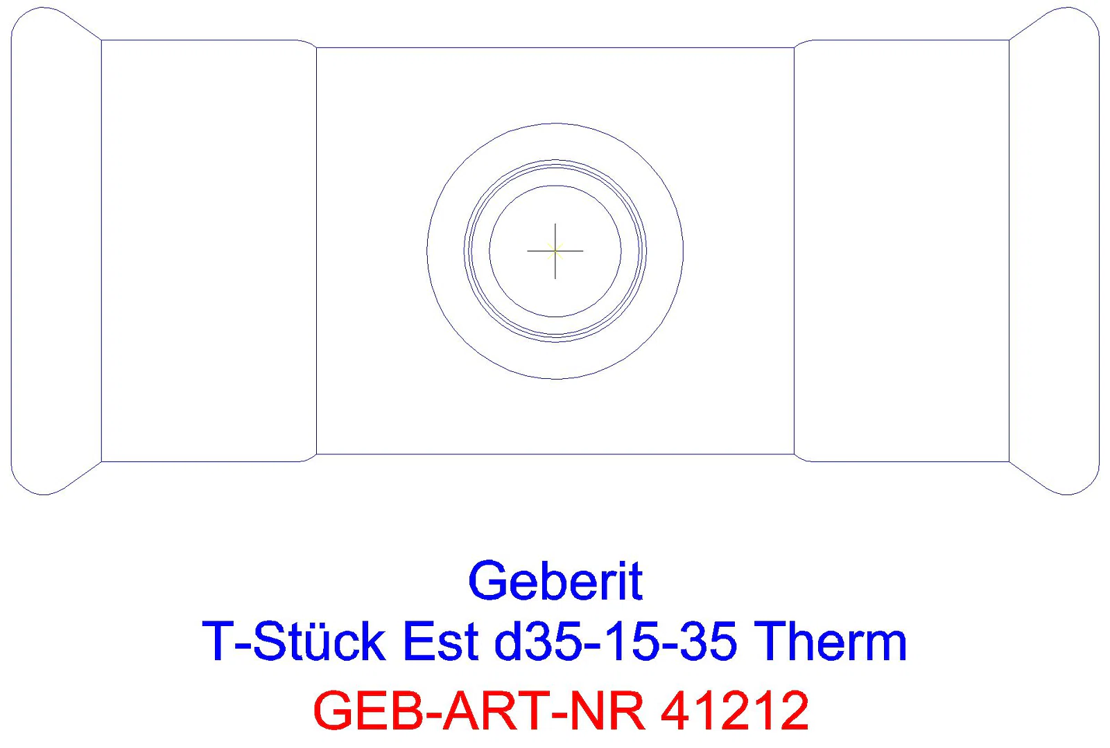 GE Mapress Therm T-Stück reduziert d28-22-28_41212_g