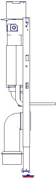 GE Duofix Element für WWC, 82cm mit Omega UP-SPK 12cm_111003002_L