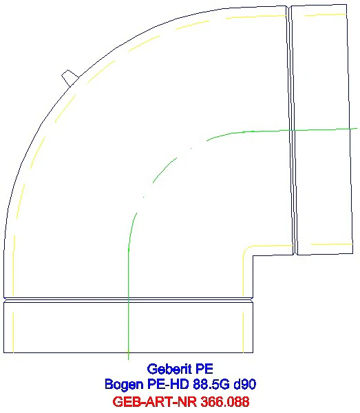 GE PE Bogen 88,5Gr d90_366.088.16.1_A