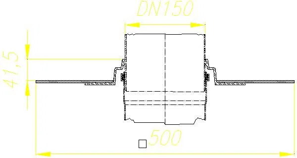 DALLMER Rohrdurchführung DallBit, DN 150