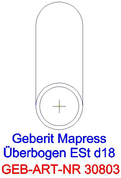 GE Mapress Edelstahl Überbogen d18_30803_L