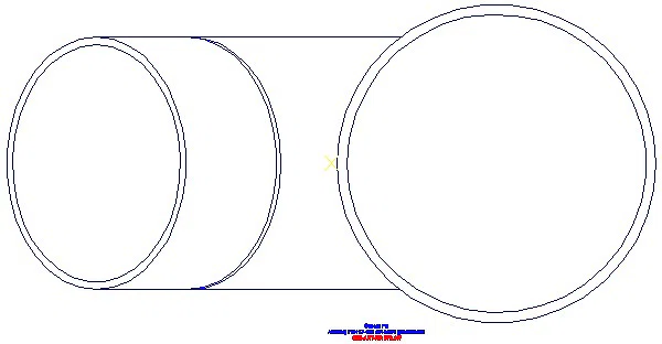 GE PE Abzweig 45Gr d315/250_372.147.16.1_G