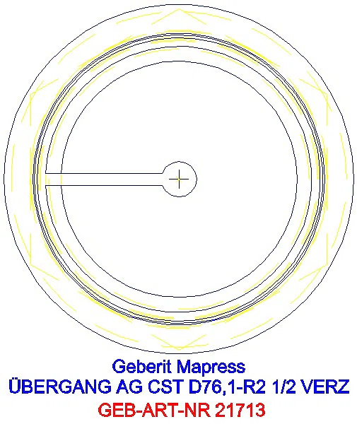 GE Mapress C-Stahl Übergang mit AG d76,1-R2 1/2 verzinkt_21713_L