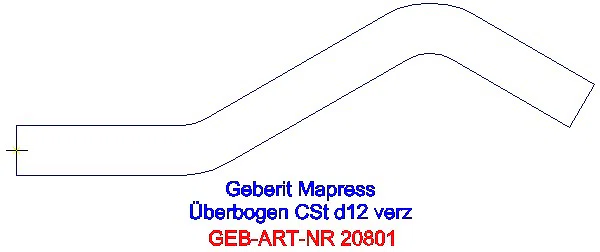 GE Mapress C-Stahl Überbogen d12 verzinkt_20801_A