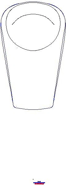 GE Renova M Urinal, Zulauf von hinten Abgang hinten od. unten, weiß_503120001_A