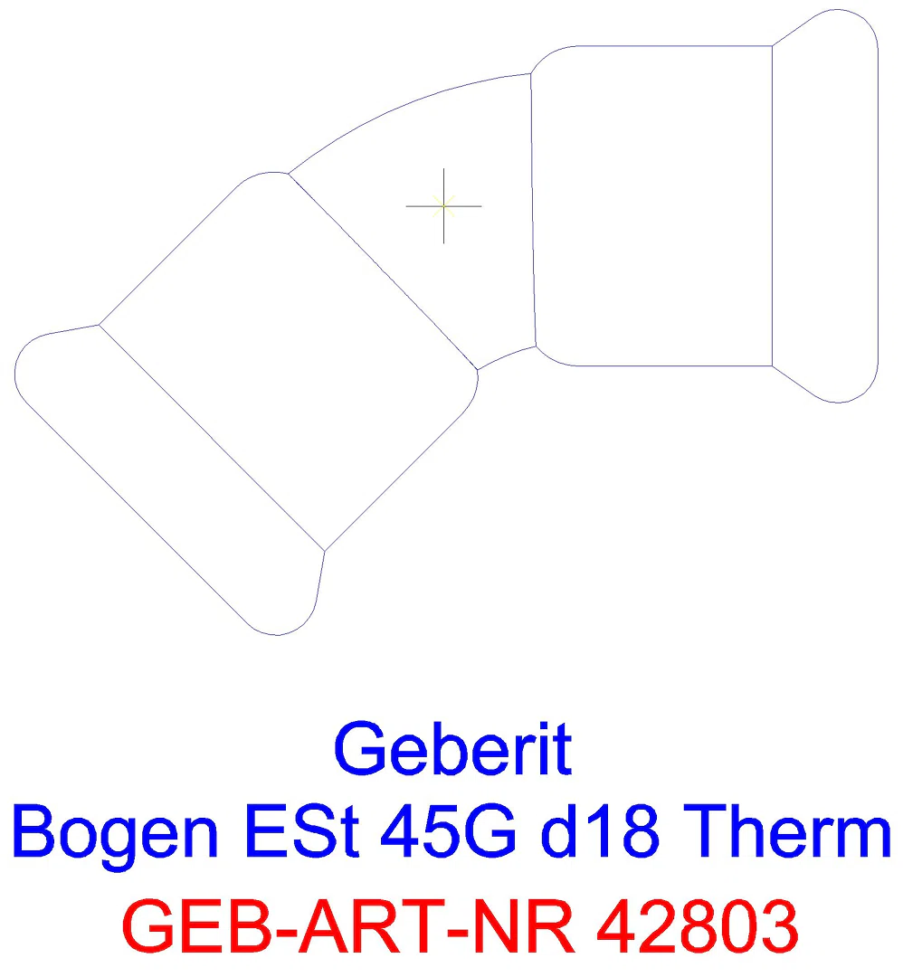 GE Mapress Therm Bogen 45Gr d18 _42803_l