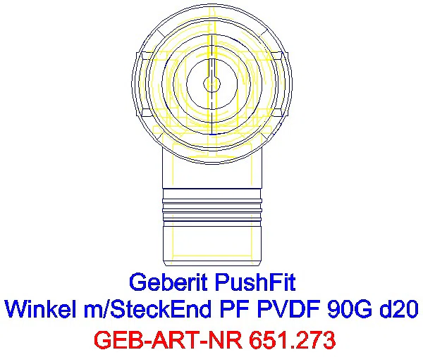 GE PushFit Winkel 90Gr mit Einsteckende PVDF d20_651.273.00.1_A