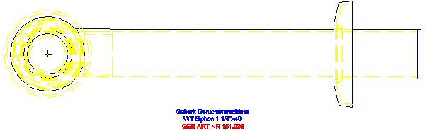 GE WT-Ablauf mit Tauchrohr Ventilrosette Abgang horizontal d40 weiß-alpin_151.035.11.1_G