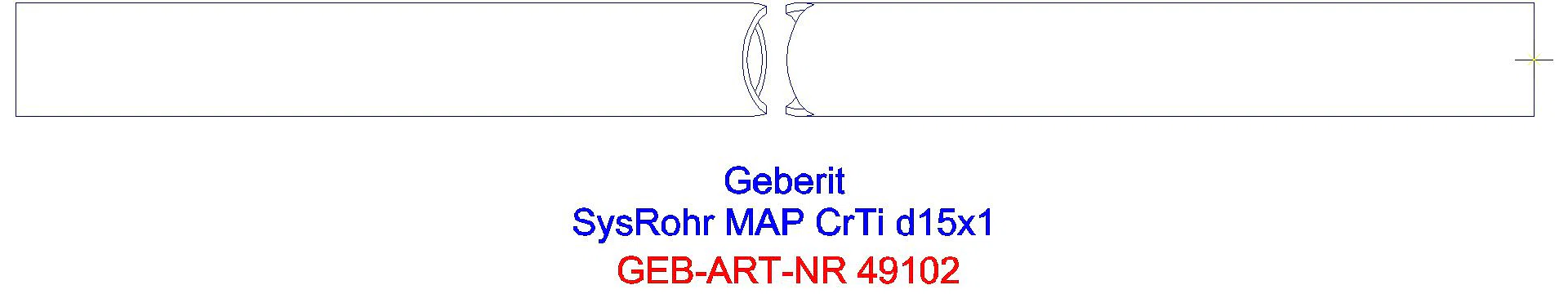 GE Mapress Therm Systemrohr CrTi Rg R1/2-Rp1/2 L:73mm_49102_l