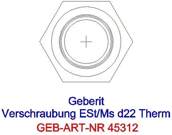 GE Mapress Therm Verschraubung d22 _45312_L
