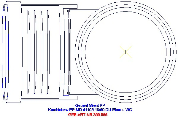 GE Silent-PP Kombiabzweig 87,5Gr d110/110/50_390.558.14.1_G