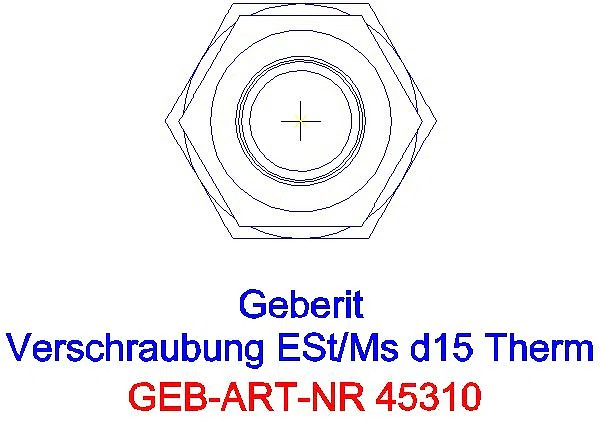 GE Mapress Therm Verschraubung d15 _45310_L