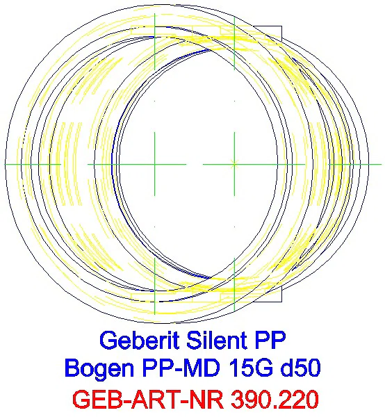 GE Silent-PP Bogen 15Gr d50_390.220.14.1_G
