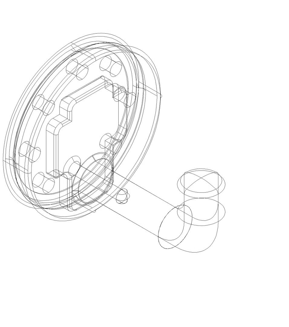 HEWI Wandhaken Ser 477, d:60mm felsgrau