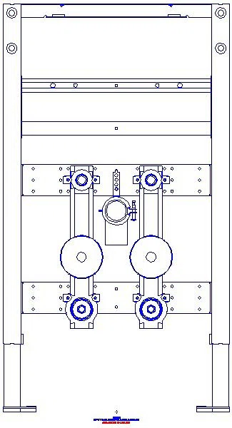 GE Duofix Element f. WT, 82-98cm, S-Arm. 2 WZ-Strecken, UP-KH u. Anschl. T-St._111028002_A