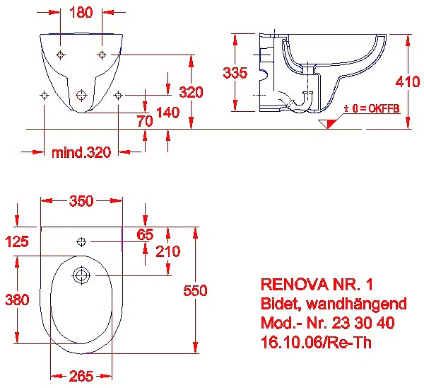 Renova Wandbidet mit Überlauf_kgv_r1_233040