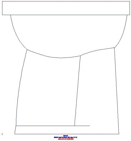 Renova Comfort Stand-WC Flachspüler erhöht, Abgang vertikal, KeraTect_218521600_L