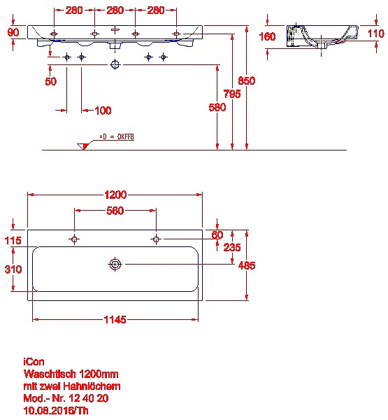 iCon Waschtisch, 120x48,5cm zwei Hl., m. Ül._kgv_icon_124020