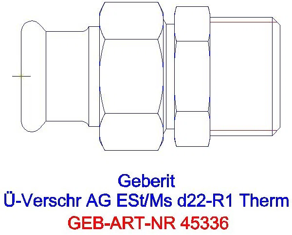 GE Mapress Therm Übergangsverschr. mit AG d22-R1_45336_G